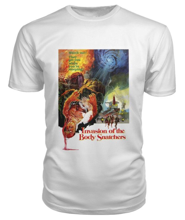 Invasion of the Body Snatchers (1978) international poster t-shirt