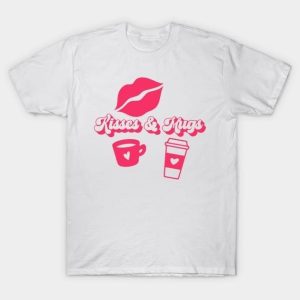 Kisses and mugs lips Valentine’s Day T-Shirt