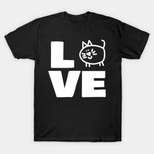 Love Chonk Cat Animals Valentines Day t-shirt