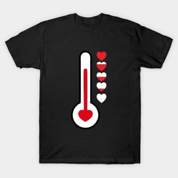 Love thermometer Valentine 2024 T-Shirt