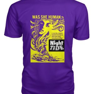 Night Tide (1961) purple t-shirt