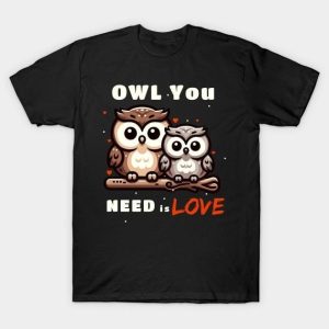 Owl you need is love Valentine’s Day T-Shirt
