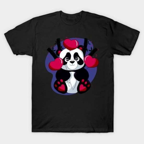 Panda hearts Valentine’s Day T-Shirt