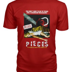 Pieces (1982) red t-shirt