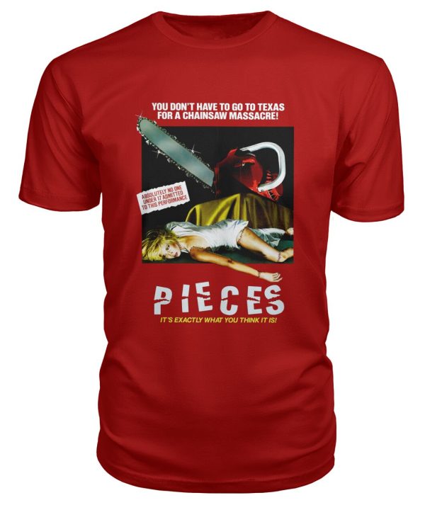 Pieces (1982) red t-shirt