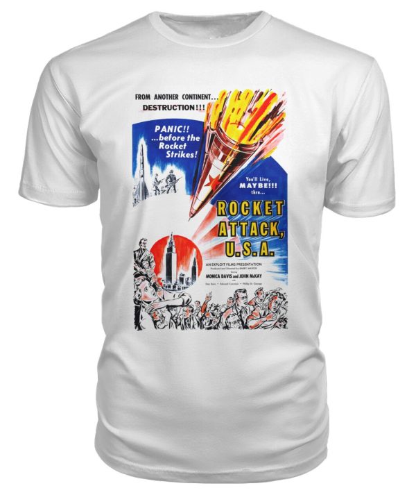 Rocket Attack U.S.A. (1958) t-shirt