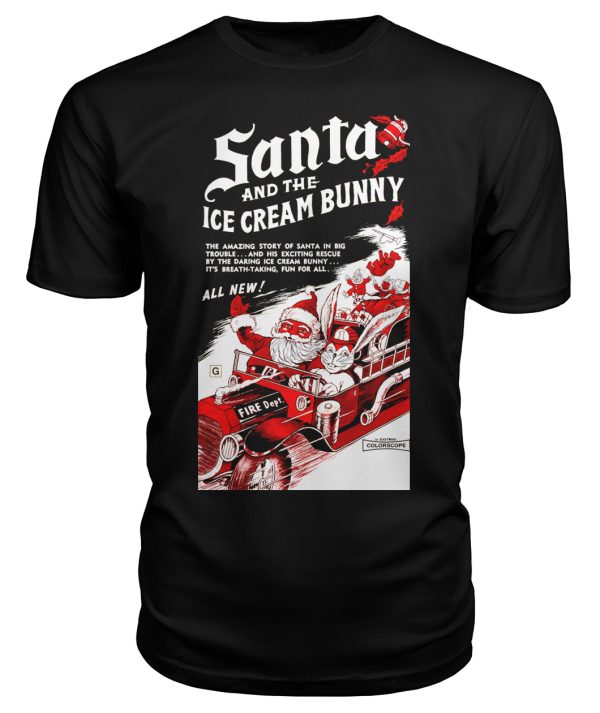 Santa and the Ice Cream Bunny t-shirt