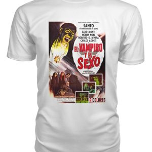 Santo in the Treasure of Dracula (1969) t-shirt