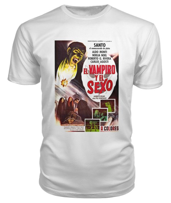 Santo in the Treasure of Dracula (1969) t-shirt