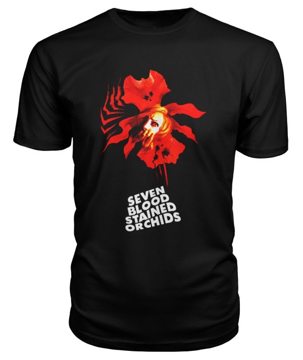 Seven Blood-Stained Orchids (1972) t-shirt