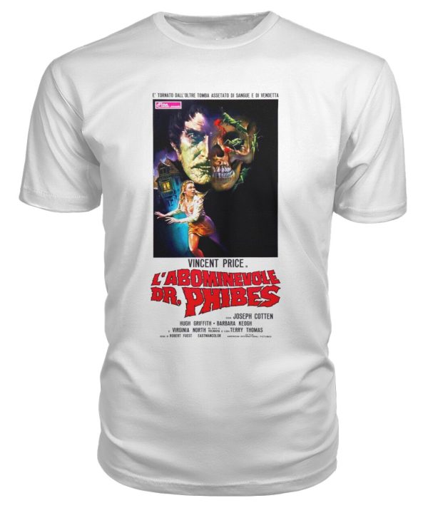 The Abominable Dr. Phibes (1971) Italian t-shirt