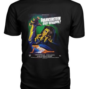 The Curse of Frankenstein (1957) French t-shirt