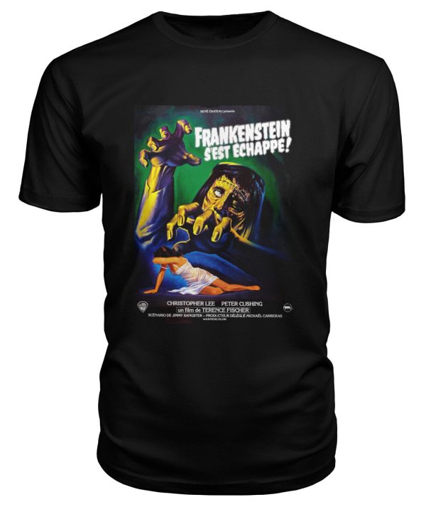 The Curse of Frankenstein (1957) French t-shirt