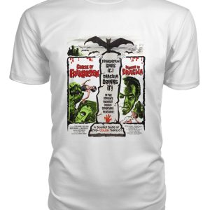 The Curse of FrankensteinHorror of Dracula double feature t-shirt