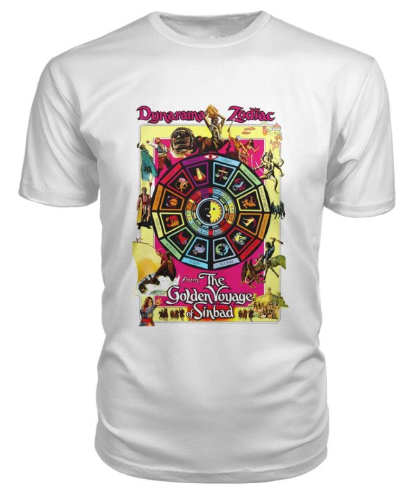 The Golden Voyage of Sinbad (1973) zodiac poster t-shirt