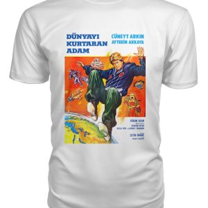 The Man Who Saved the World (1982) alternative art t-shirt