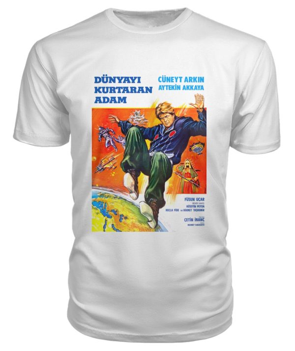 The Man Who Saved the World (1982) alternative art t-shirt