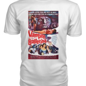 The Vampire and the Ballerina (1960) t-shirt