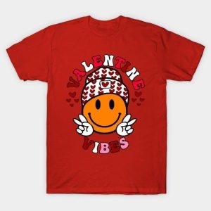 Valentine vibes smile icon T-Shirt