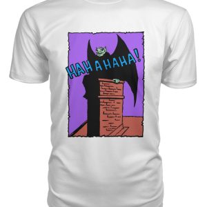 Vintage horror comic pop art design – vampire on roof shirt