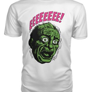 Vintage horror comic pop art screaming man EEEEEEEE! shirt