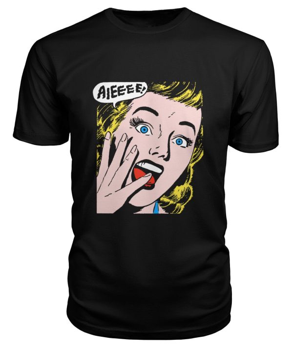 Vintage horror comic – woman screaming AIEEEE! shirt