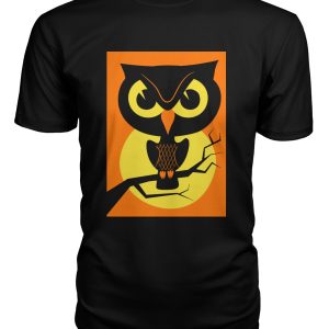 Vintage illustration – Halloween owl shirt