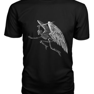 Vintage skeleton with wings shirt