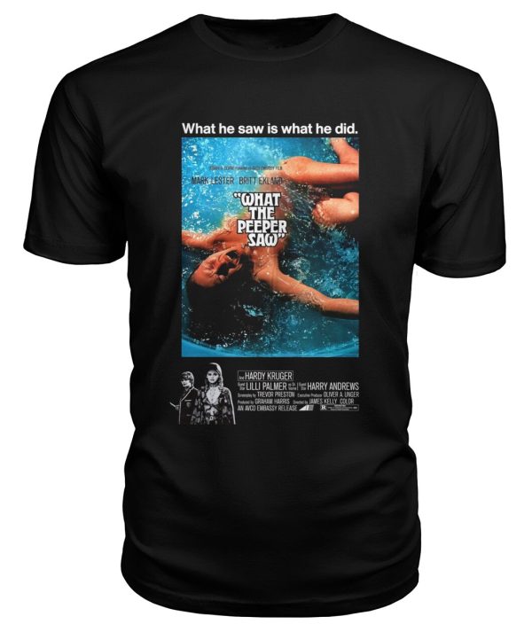 What the Peeper Saw (1972) t-shirt