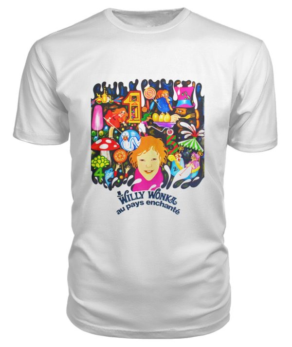 Willy Wonka &amp the Chocolate Factory (1971) French t-shirt