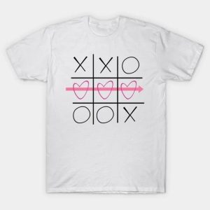 X O – valentine gift heart t-shirt