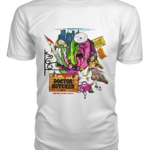 Zombie Holocaust (1980) Doctor Butcher t-shirt