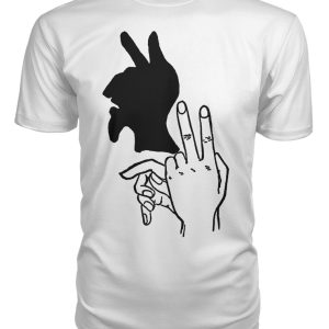 vintage art – devil hand shadow shirt