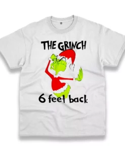 6 Feet Back Funny Grinch Thanksgiving Vintage T Shirt 1