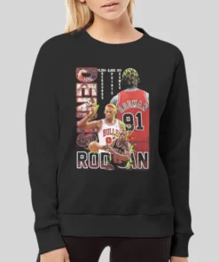 90s Vintage Basketball Dennis Rodman Hoodie 2