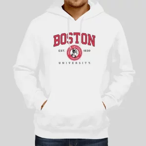 90s Vintage Boston University Hoodie