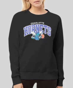90s Vintage Charlotte Hornets Hoodie 2