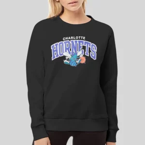 90s Vintage Charlotte Hornets Hoodie