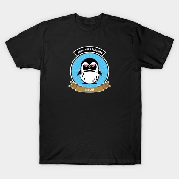 African Penguin – Know Your Penguins T-Shirt Unisex