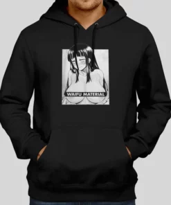 Ahegao Hinata Waifu Anime Girl In Hoodie 1