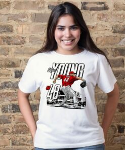 Alex Young 7 Cincinnati Reds Stadium Art shirts 2
