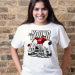 Alex Young 7 Cincinnati Reds Stadium Art shirts 2