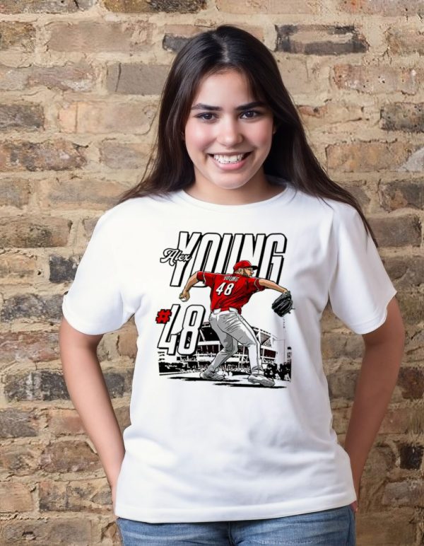 Alex Young 7 Cincinnati Reds Stadium Art shirts