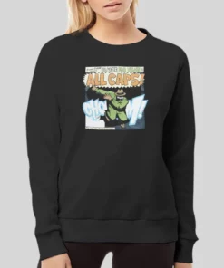 All Caps Madbillain Mf Doom Green Hoodie 4