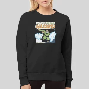 All Caps Madbillain Mf Doom Green Hoodie 4