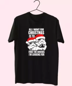 All I Want For Christmas Is The Droids Christmas T Shirt Xmas Design 4