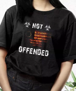 American Victory 1776 Retro Not Offended Vetrerans Day T Shirt 3