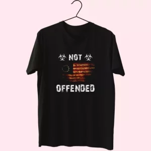 American Victory 1776 Retro Not Offended Vetrerans Day T Shirt 4