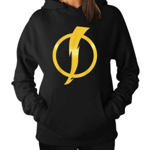 Animated Logo Static Shock Hoodie 1