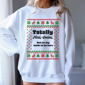 Anti-Social Ugly Christmas Sweatshirt